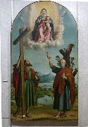 Girolamo dai Libri Madonna of the Oak, Sacred conversation with the Virgin and Child Jesus, St. Andrew Germany oil painting artist